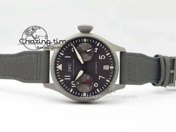 MIROTIME 0329 SunProtective Big Pilot Real PR IW500910 “Patrouille Suisse” ZF 1:1 Best Edition On Gray Nylon Strap 7278